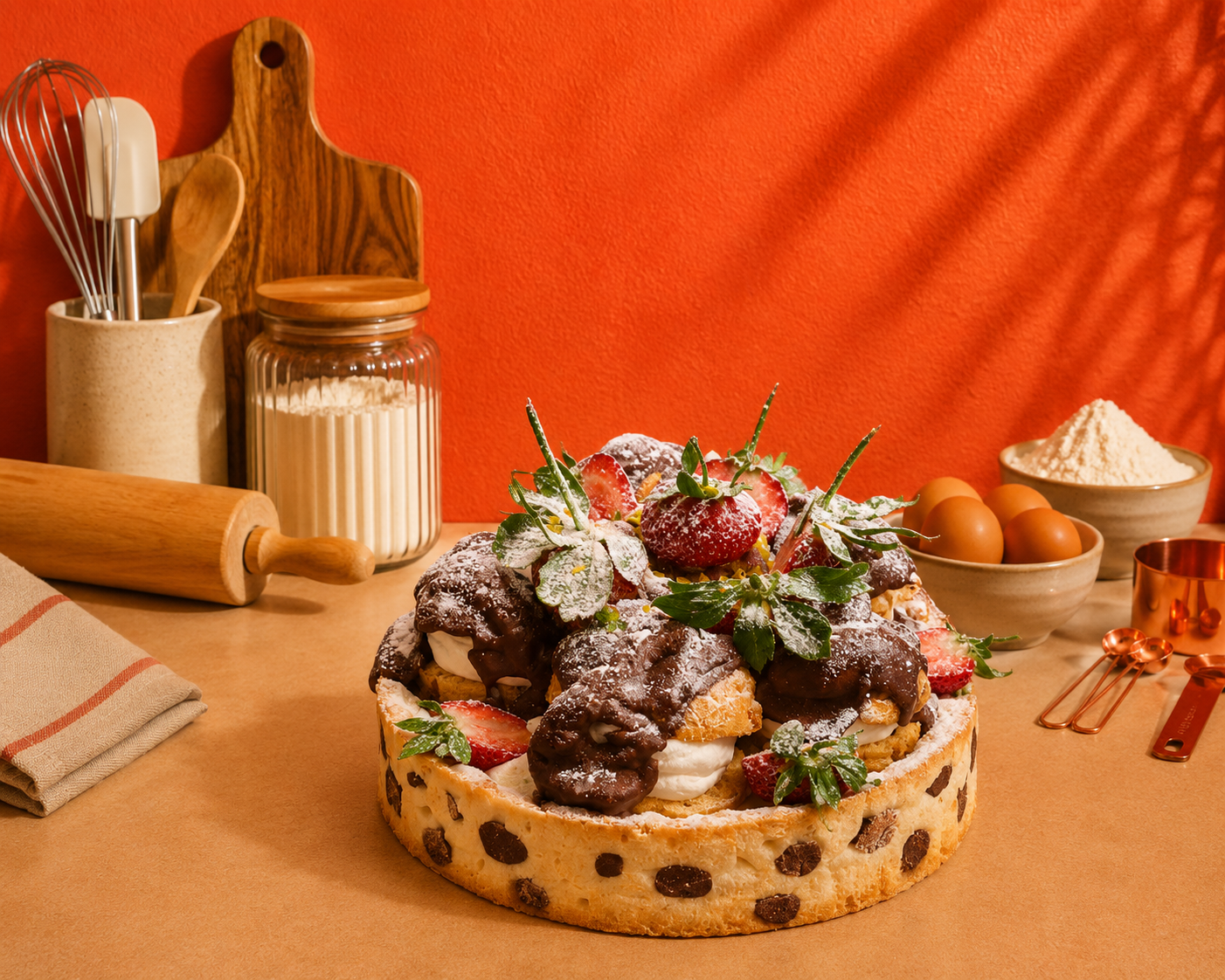 Profiterol Cheescake